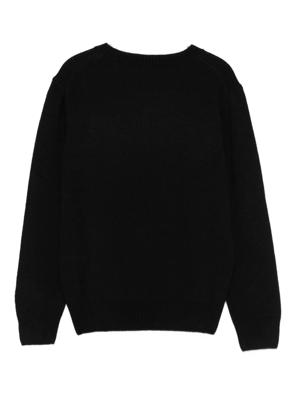 Mc2 Saint Barth Crew-neck Sweater In Black