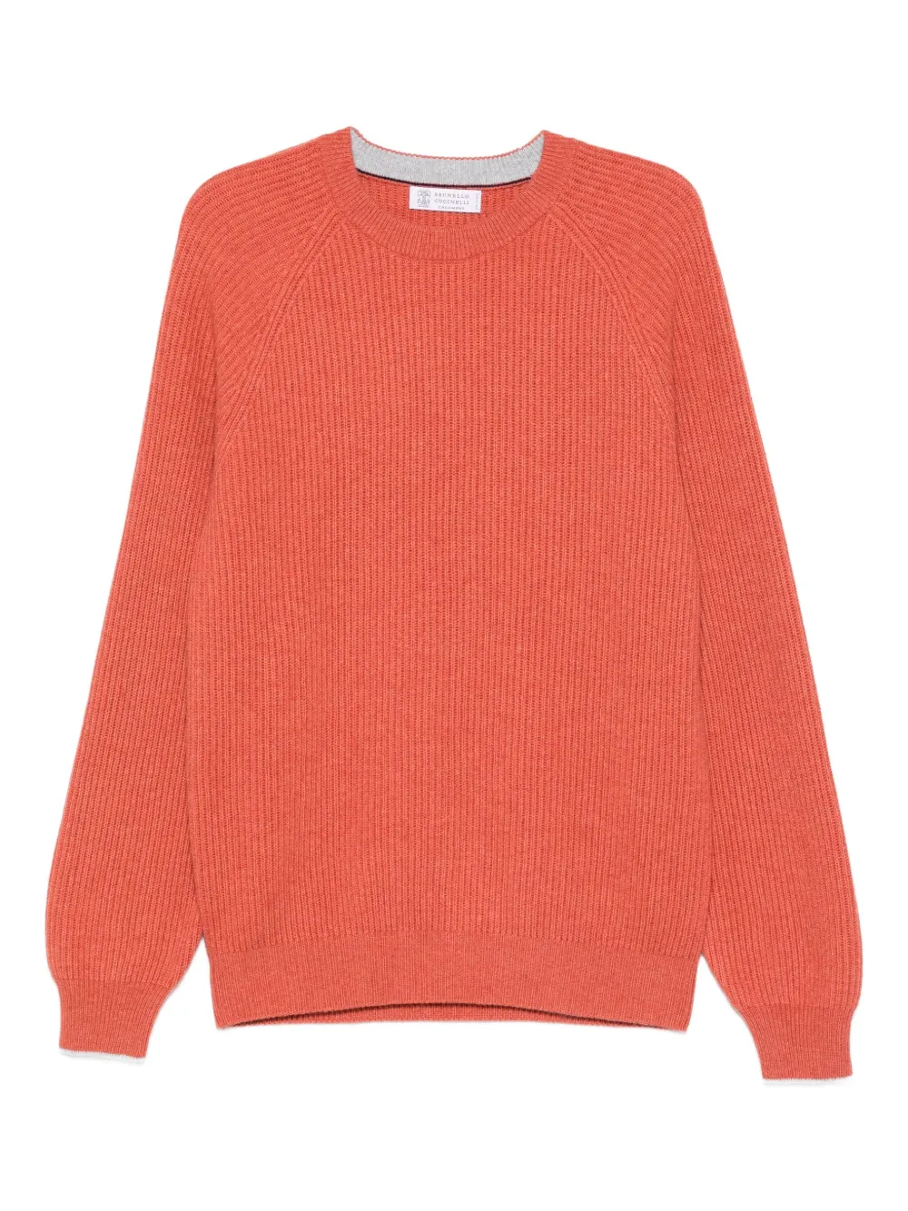 Brunello Cucinelli suéter con cuello redondo | naranja | Image 1