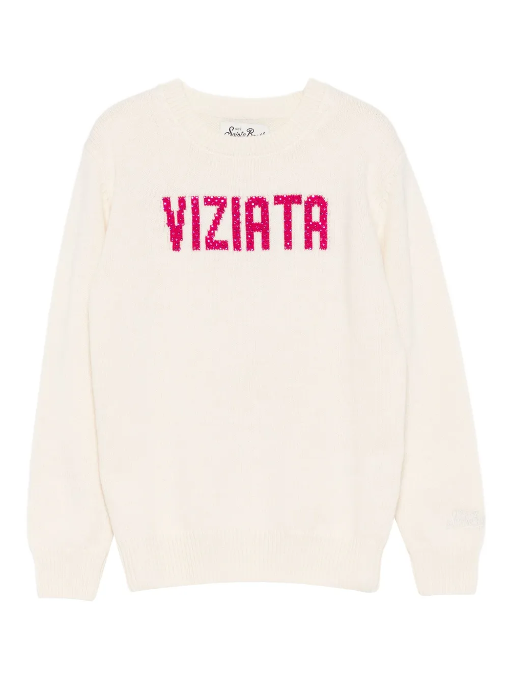 MC2 Saint Barth Kids クルーネックセーター - ホワイト MC2 Saint Barth Kids クルーネックセーター - ホワイト