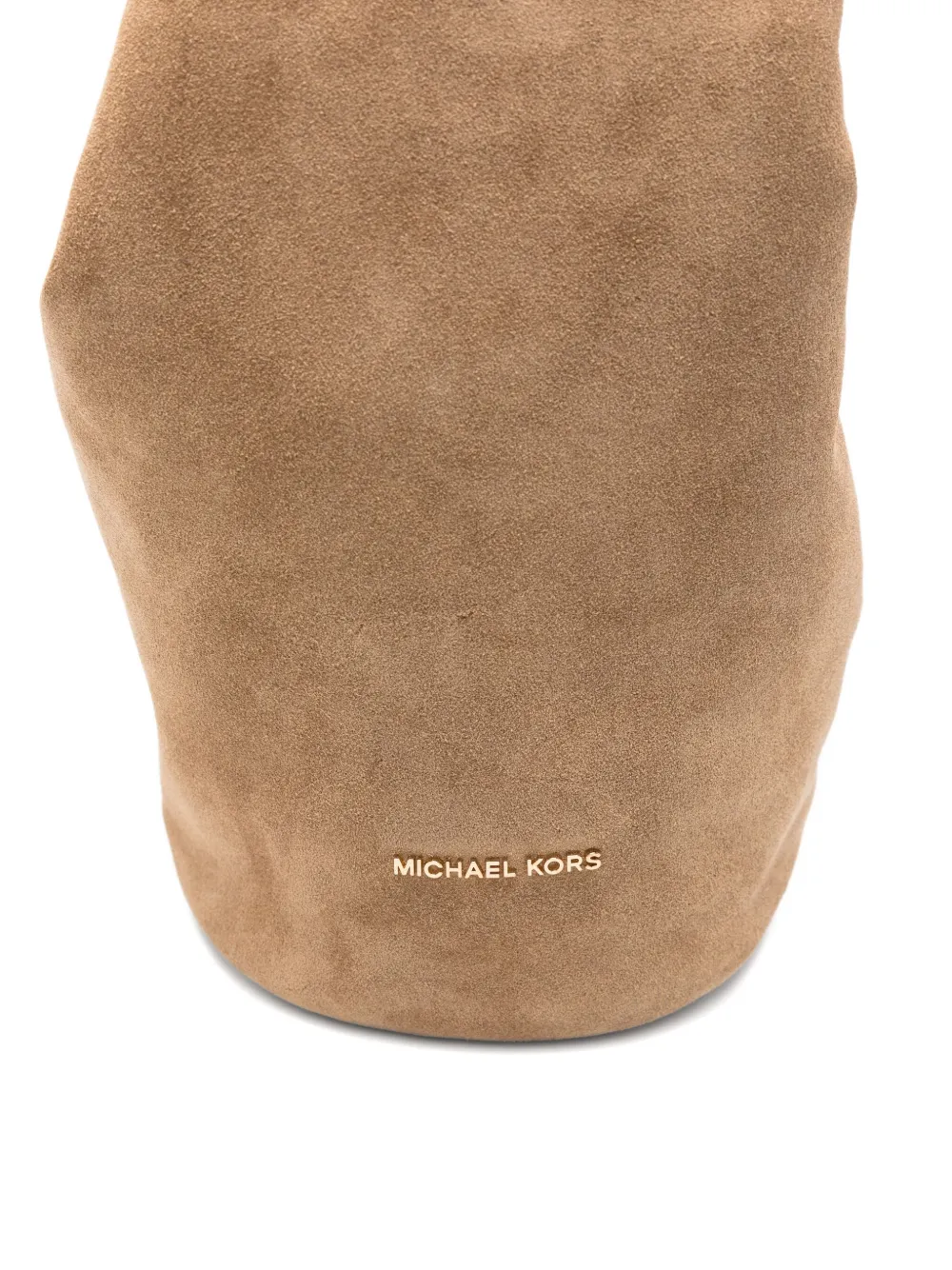 Michael Kors Leather Shoulder Bag In Brown