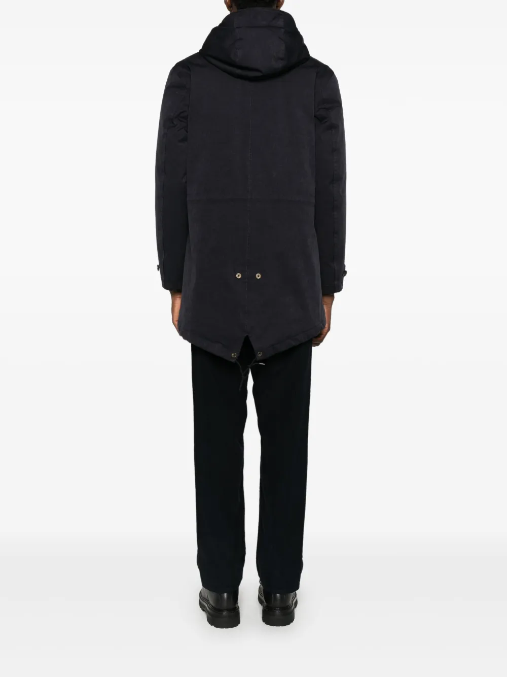 Ten C Parka met capuchon Blauw