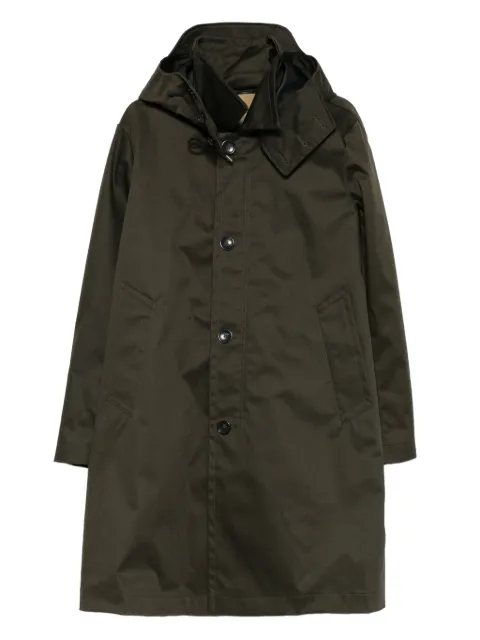 Ten C hooded raincoat