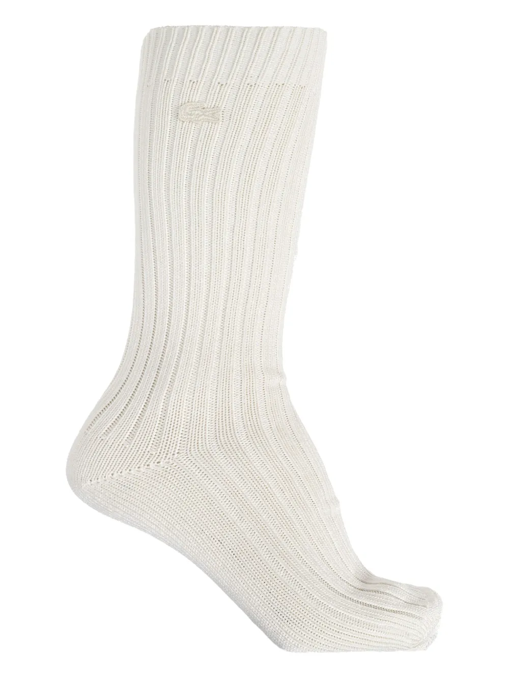 Lacoste logo-embroidered ribbed socks | Women | Image 2