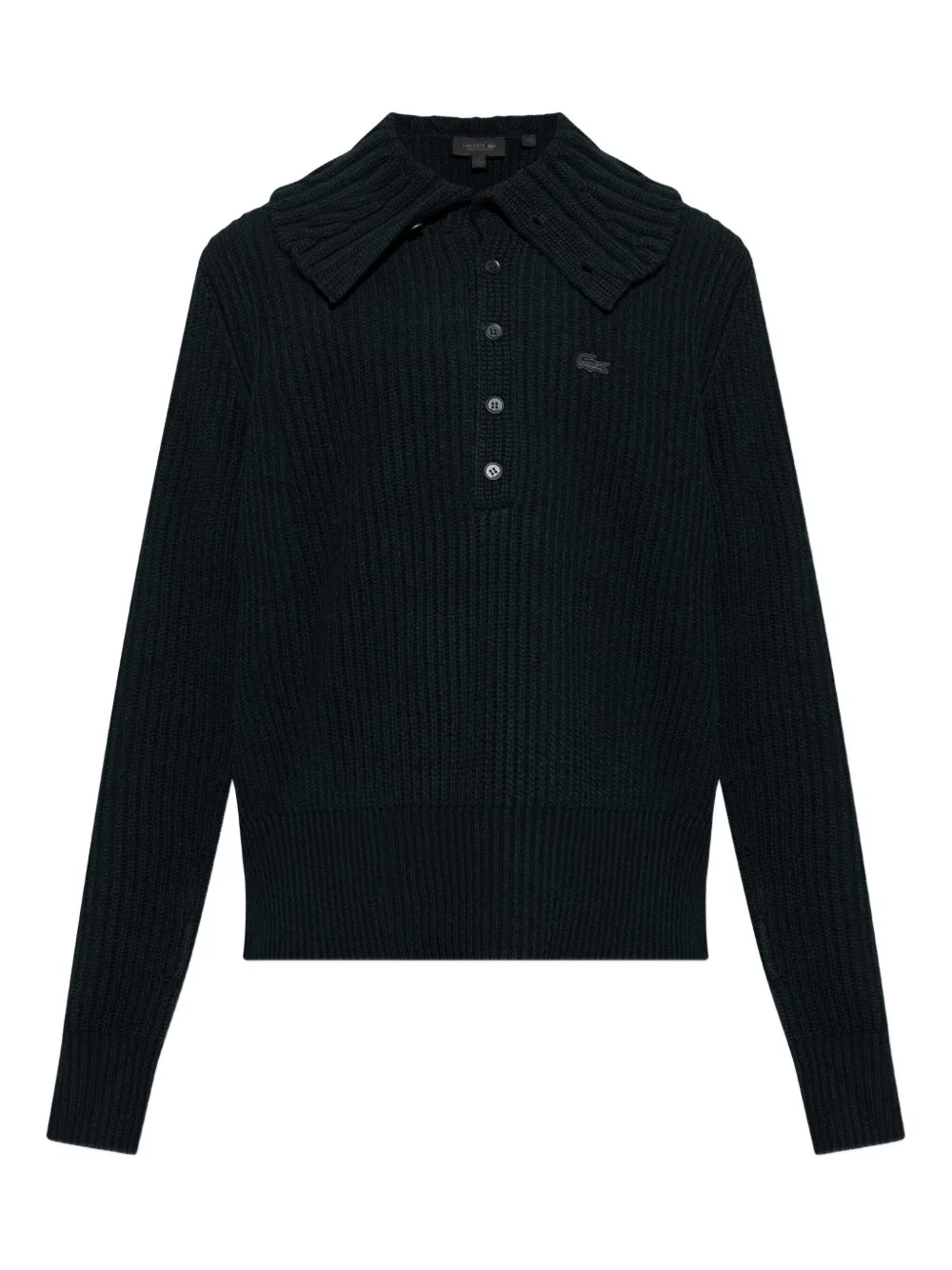 Lacoste buttoned-collar sweater | Green | Image 1