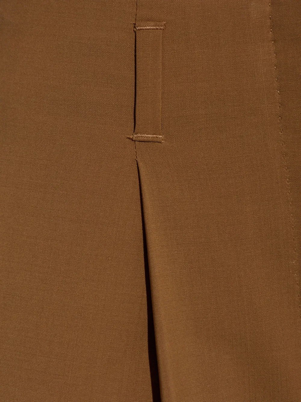Lacoste Pleated Trousers In Brown
