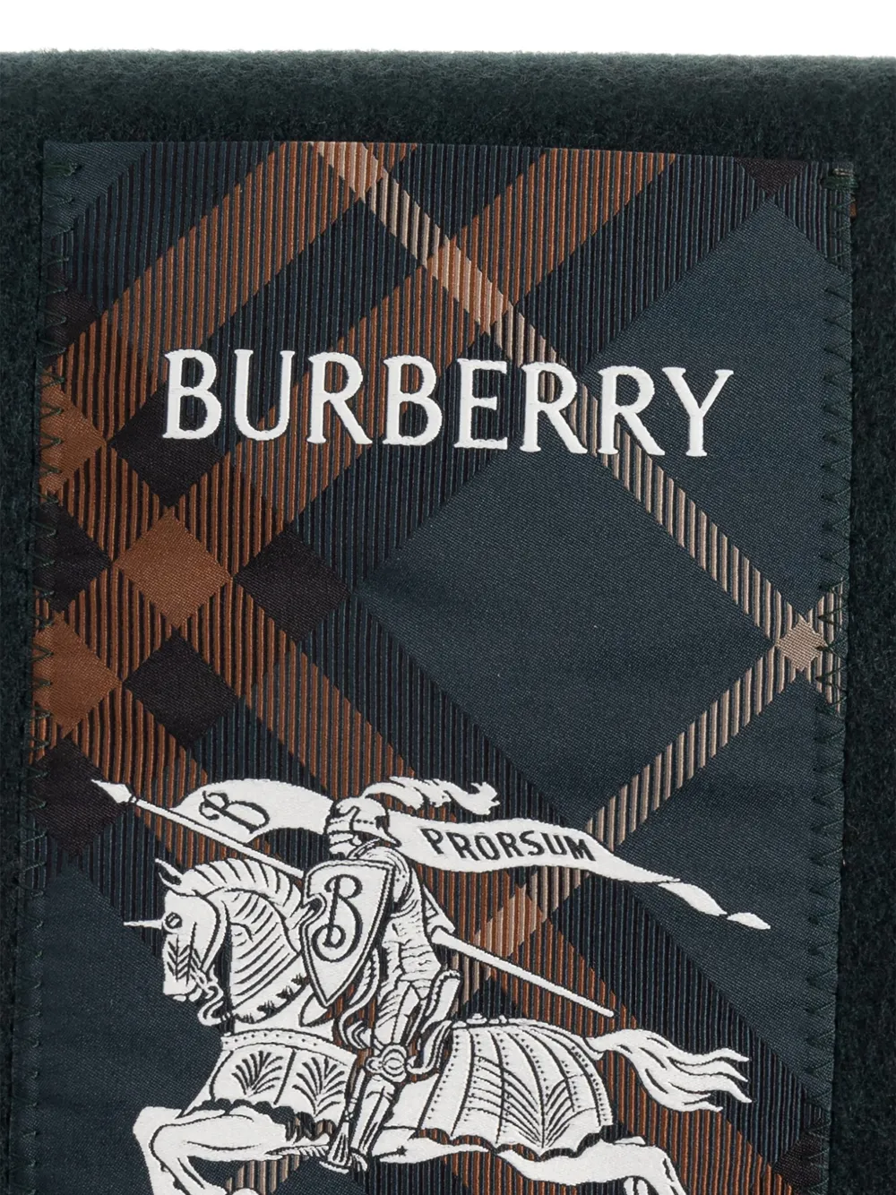 Burberry mascada con logo y flecos | Hombre | Image 2