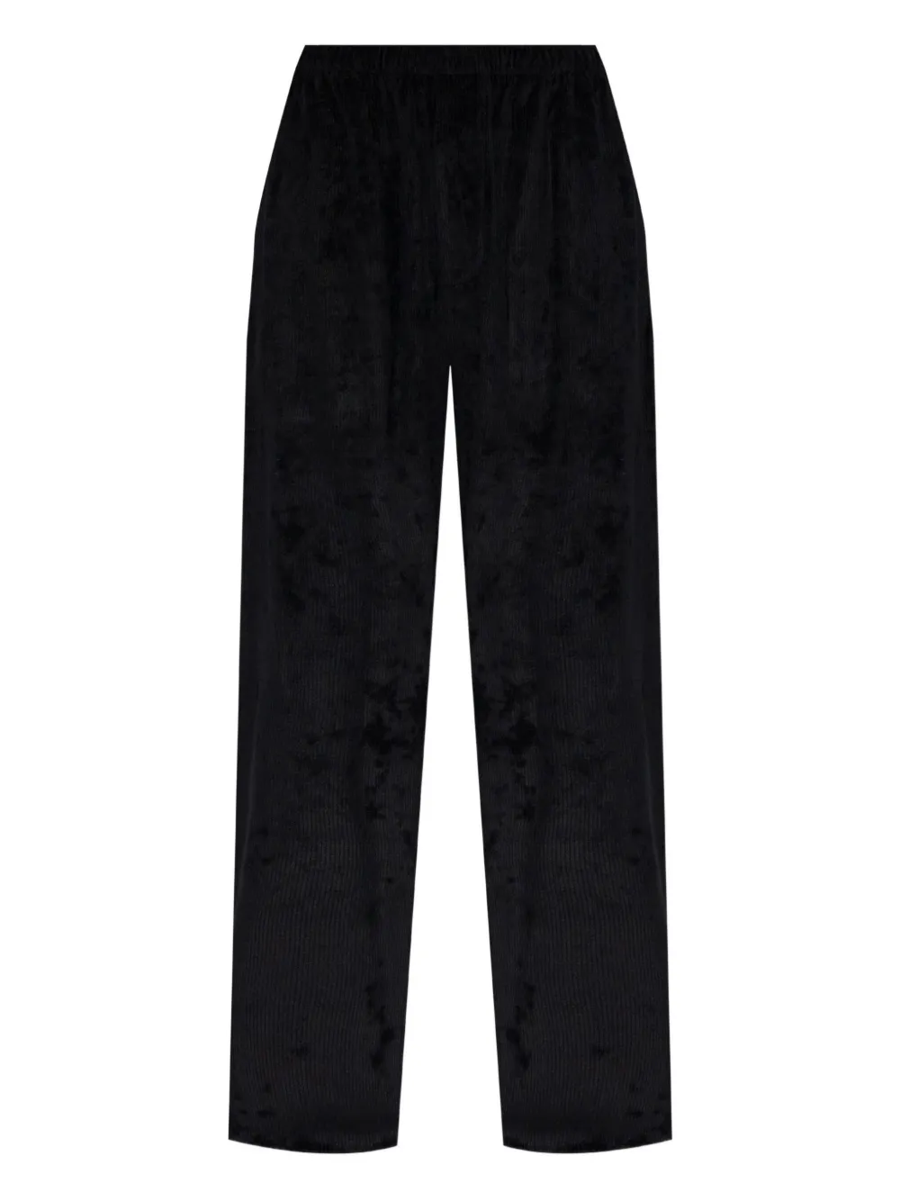 Balenciaga corduroy wide-leg trousers - Black