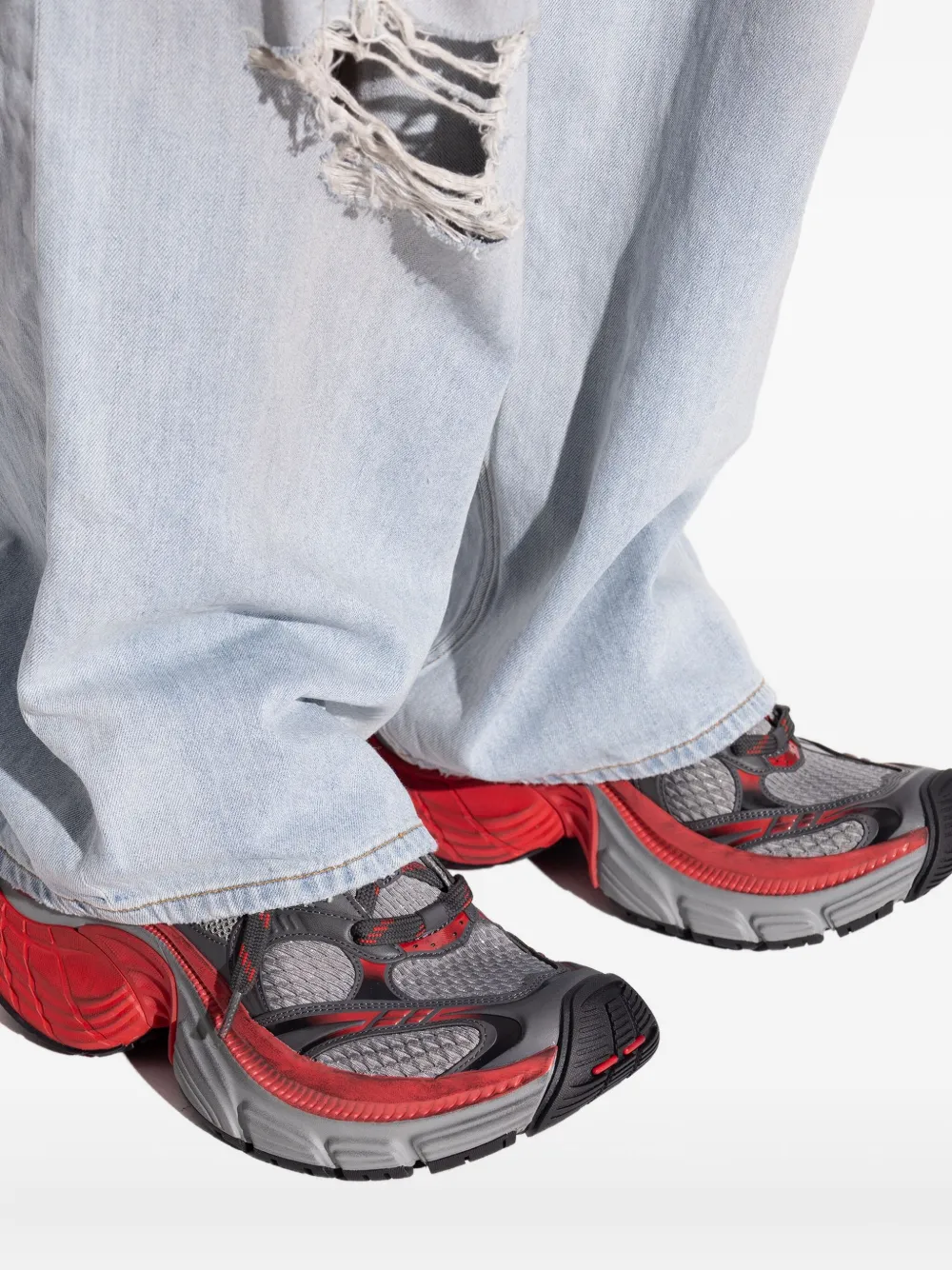 Balenciaga 6XL sneakers met mesh vlak Grijs