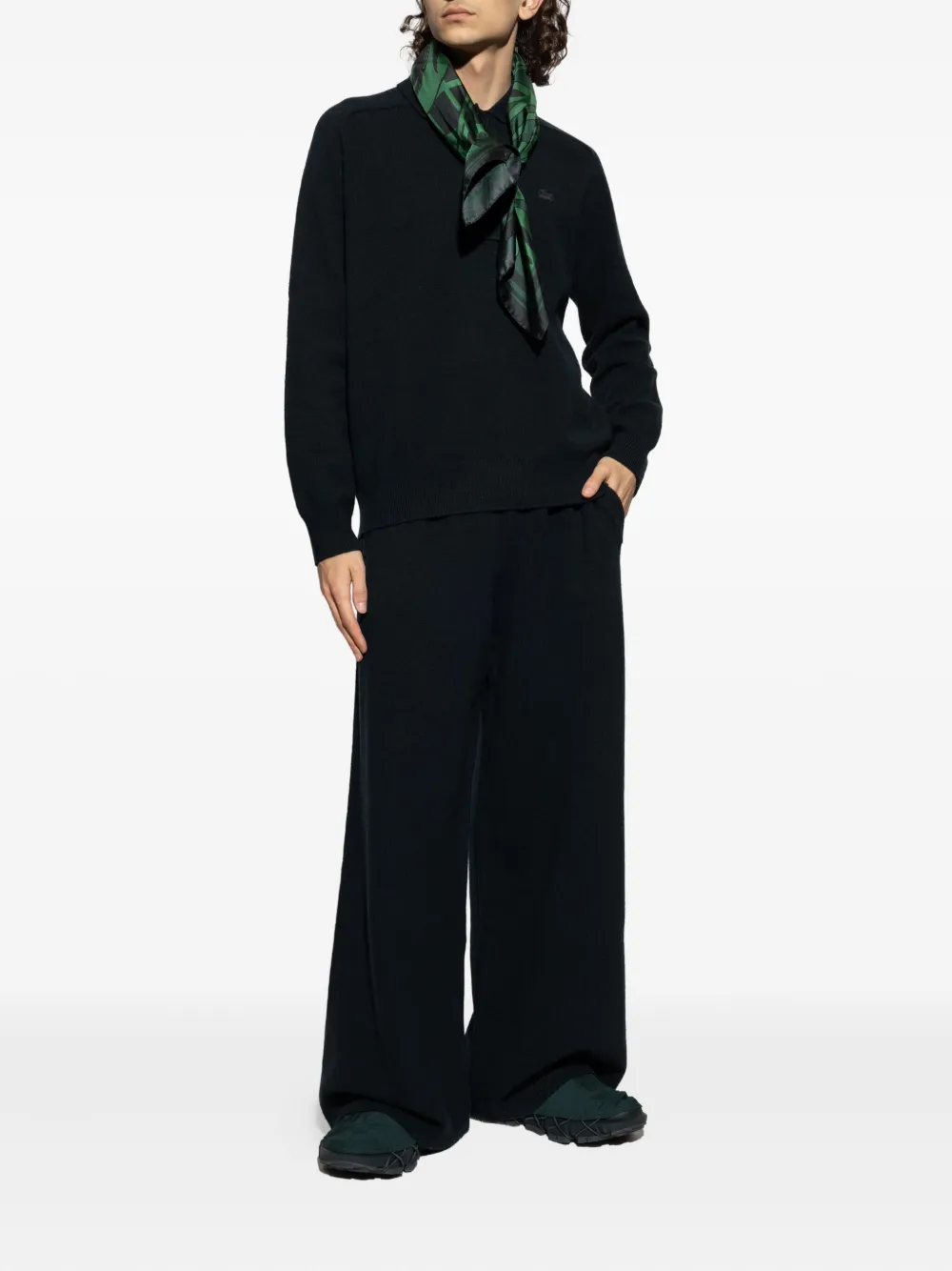 Lacoste ribbed trousers | Wide Leg Pants | Image 2