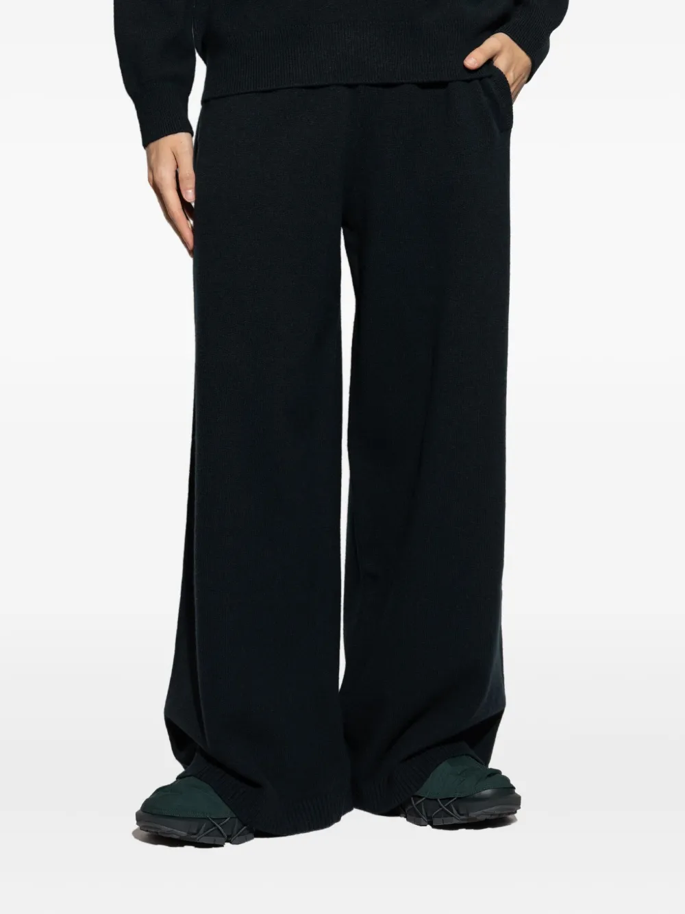 Lacoste Geribbelde broek Blauw