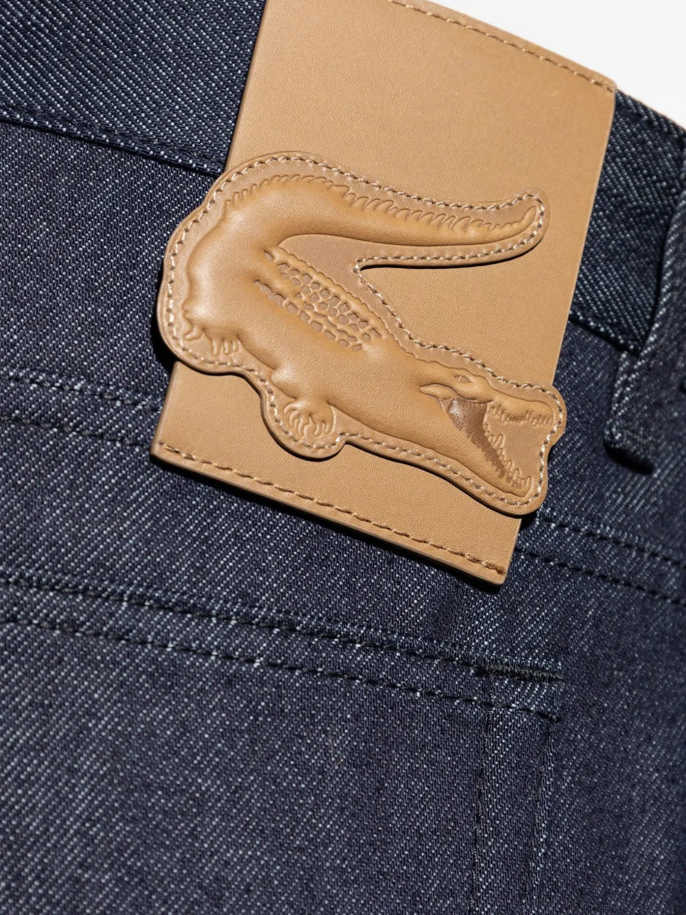 Lacoste Jeans met vijf zakken Blauw