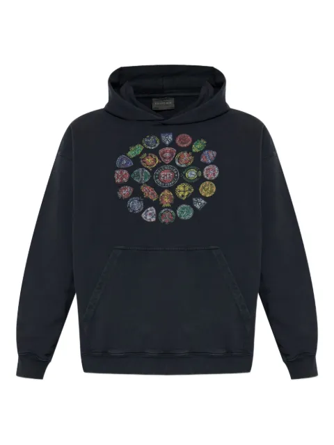 Balenciaga graphic-print hoodie