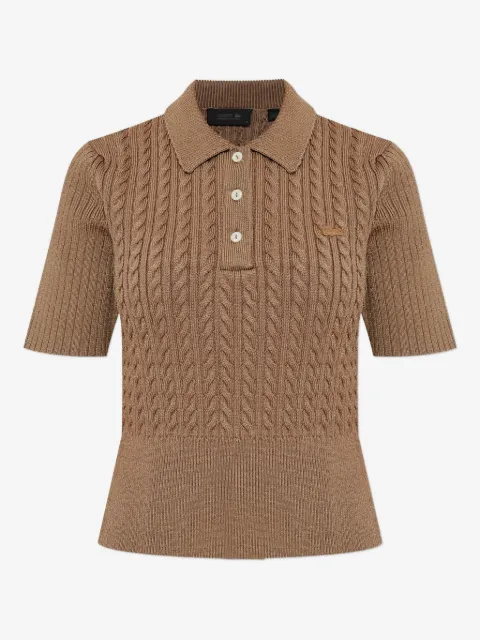 Lacoste polo en maille torsadée