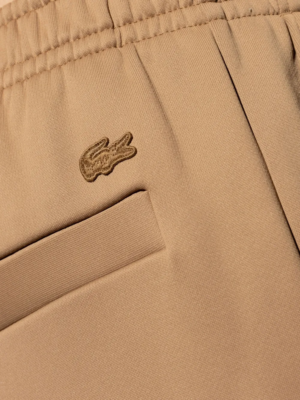 Lacoste Trainingsbroek met elastische tailleband Bruin