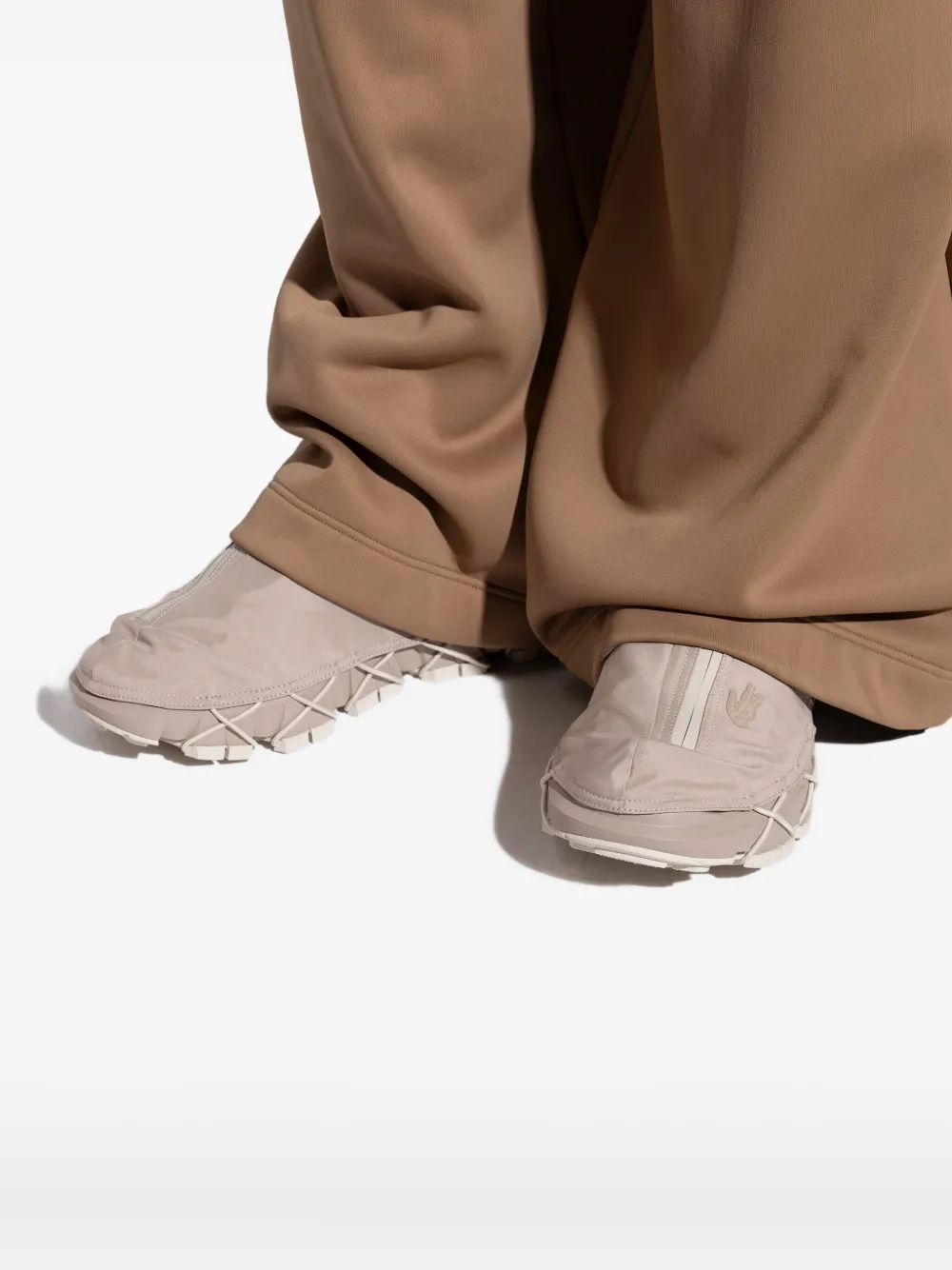 Lacoste Gaitor sneakers met rits Beige