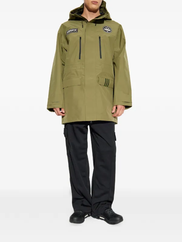 2022SS SUNSPEL ポリエステル フーディジャケット Adidas Sunnyhurst SPZL Hooded Coat | Green | FARFETCH