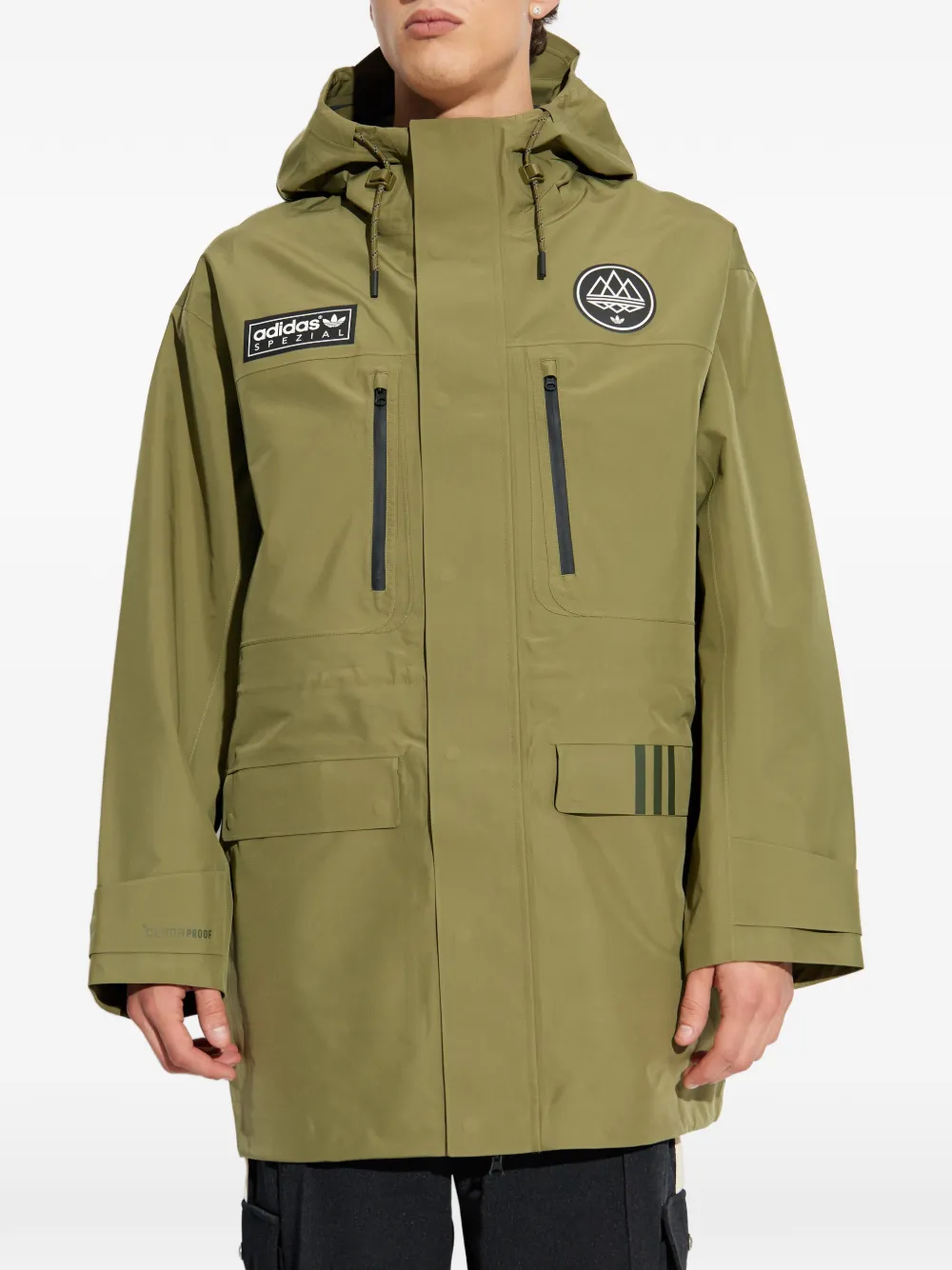 adidas Jack met capuchon Groen