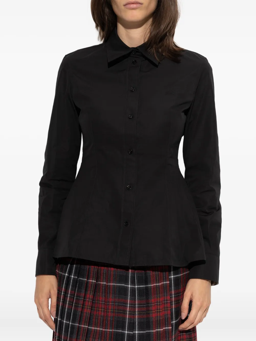  Burberry Buttoned Shirt - Black 