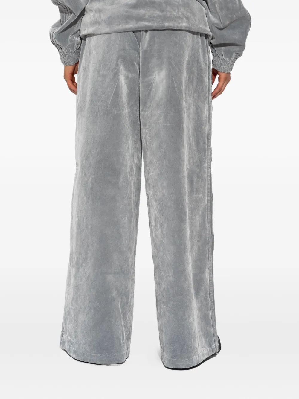 Adidas Originals Three-stripe Jw7331 Track Pants In Gray