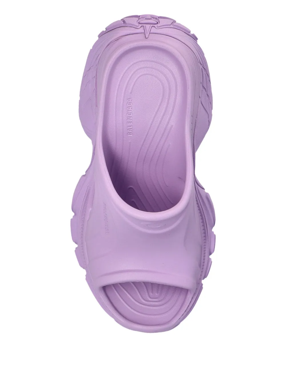 Balenciaga 6XL slippers met plateauzool Paars