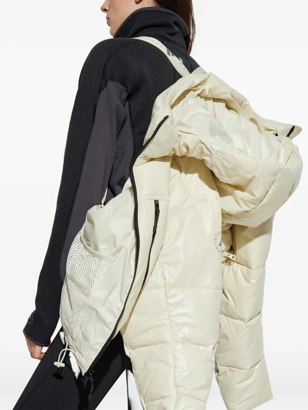 adidas by Stella McCartney Jack met capuchon Beige