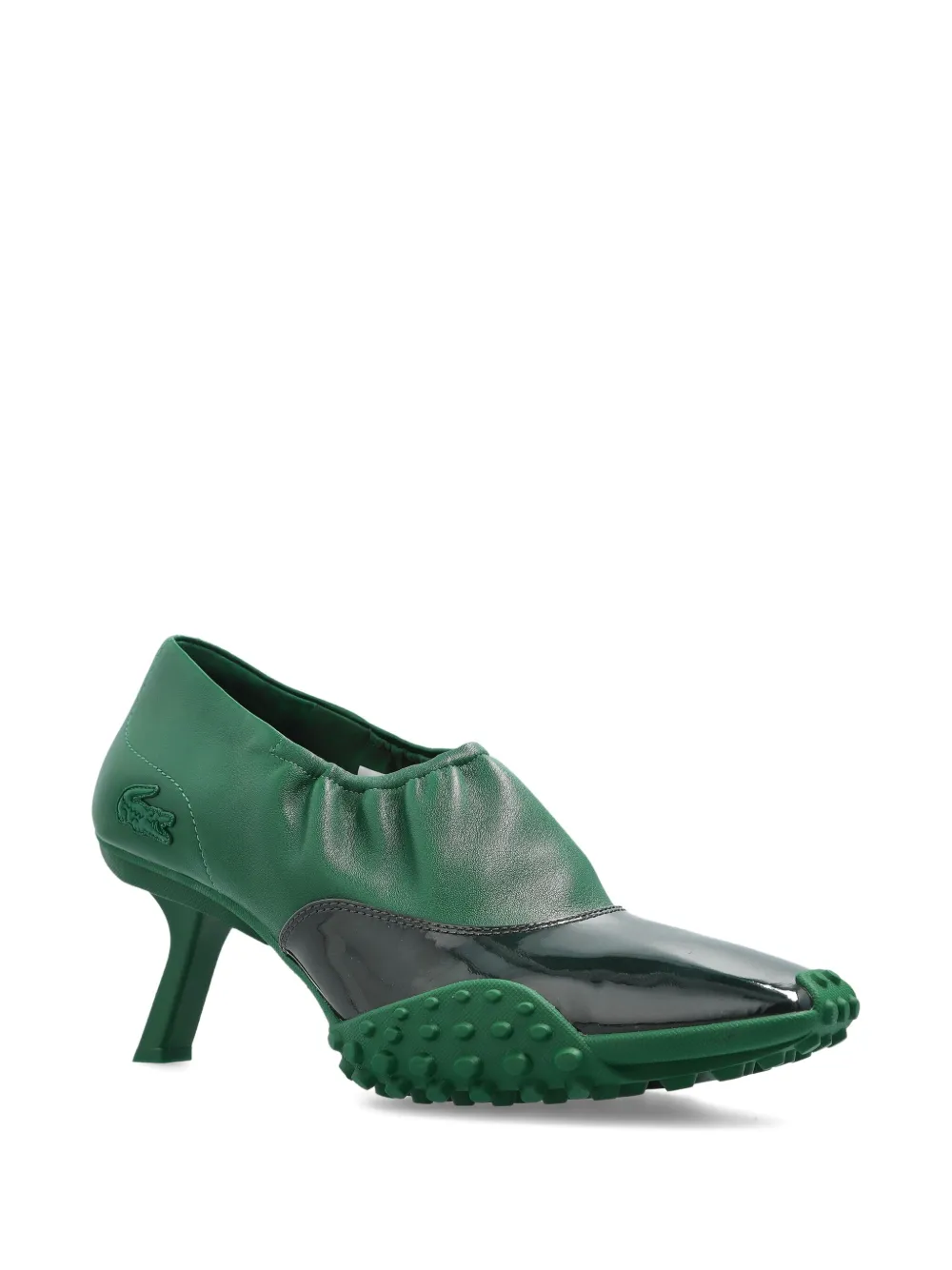 Lacoste 80mm Logo-detail Pumps In Green