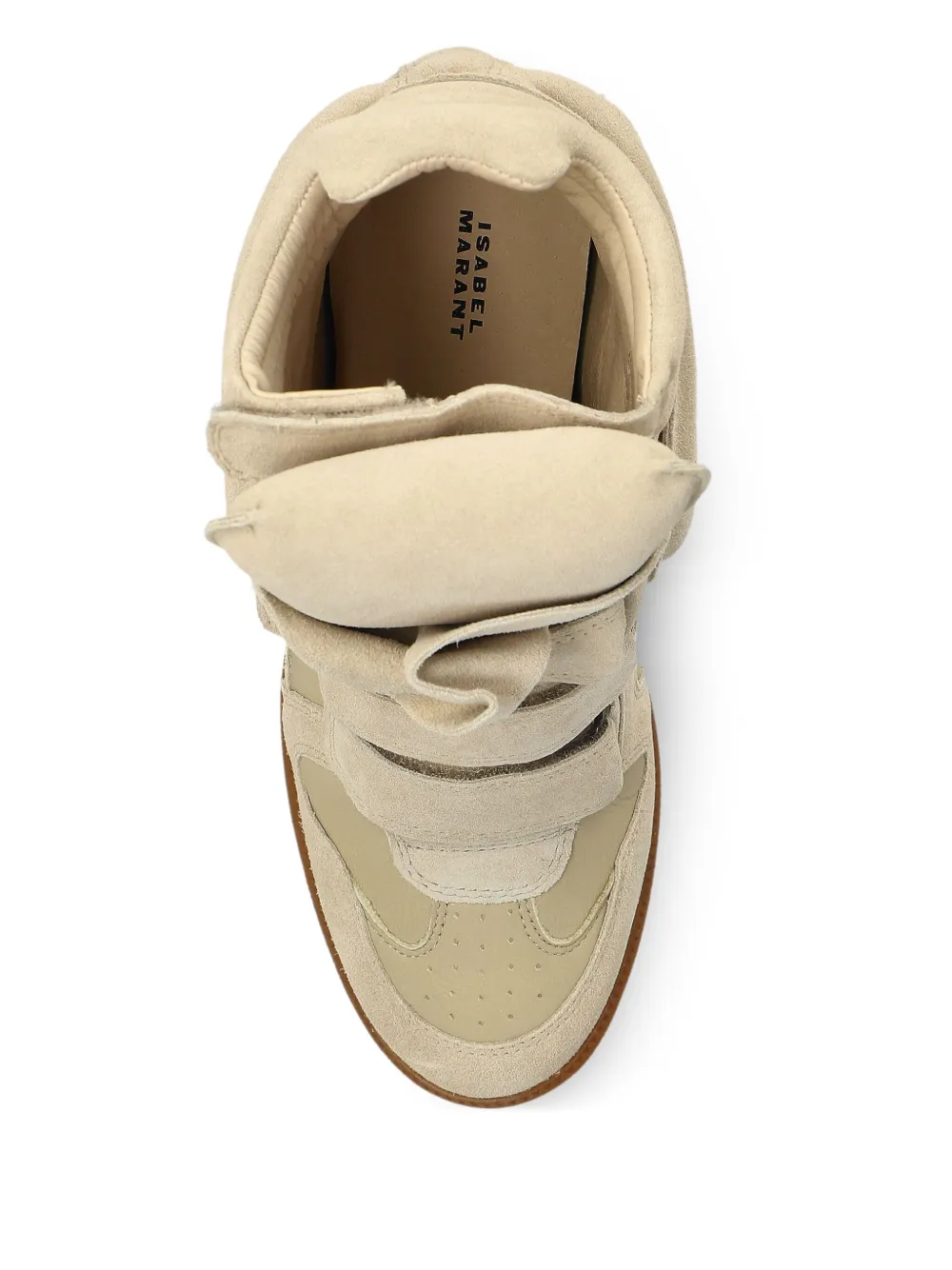 Isabel Marant Bekett Touch-strap Sneakers In Neutral