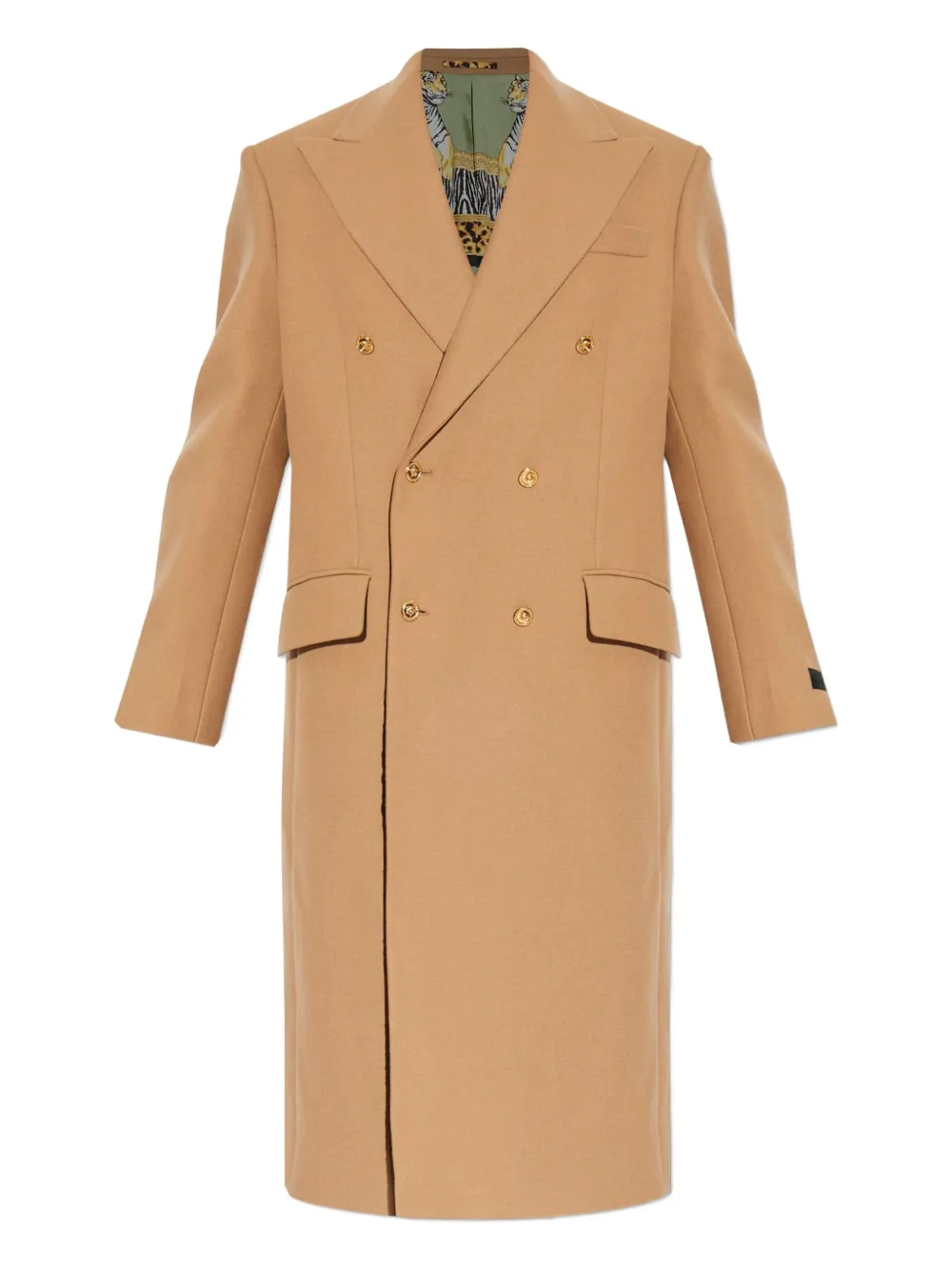 Versace double-breasted button coat | neutro | Image 1