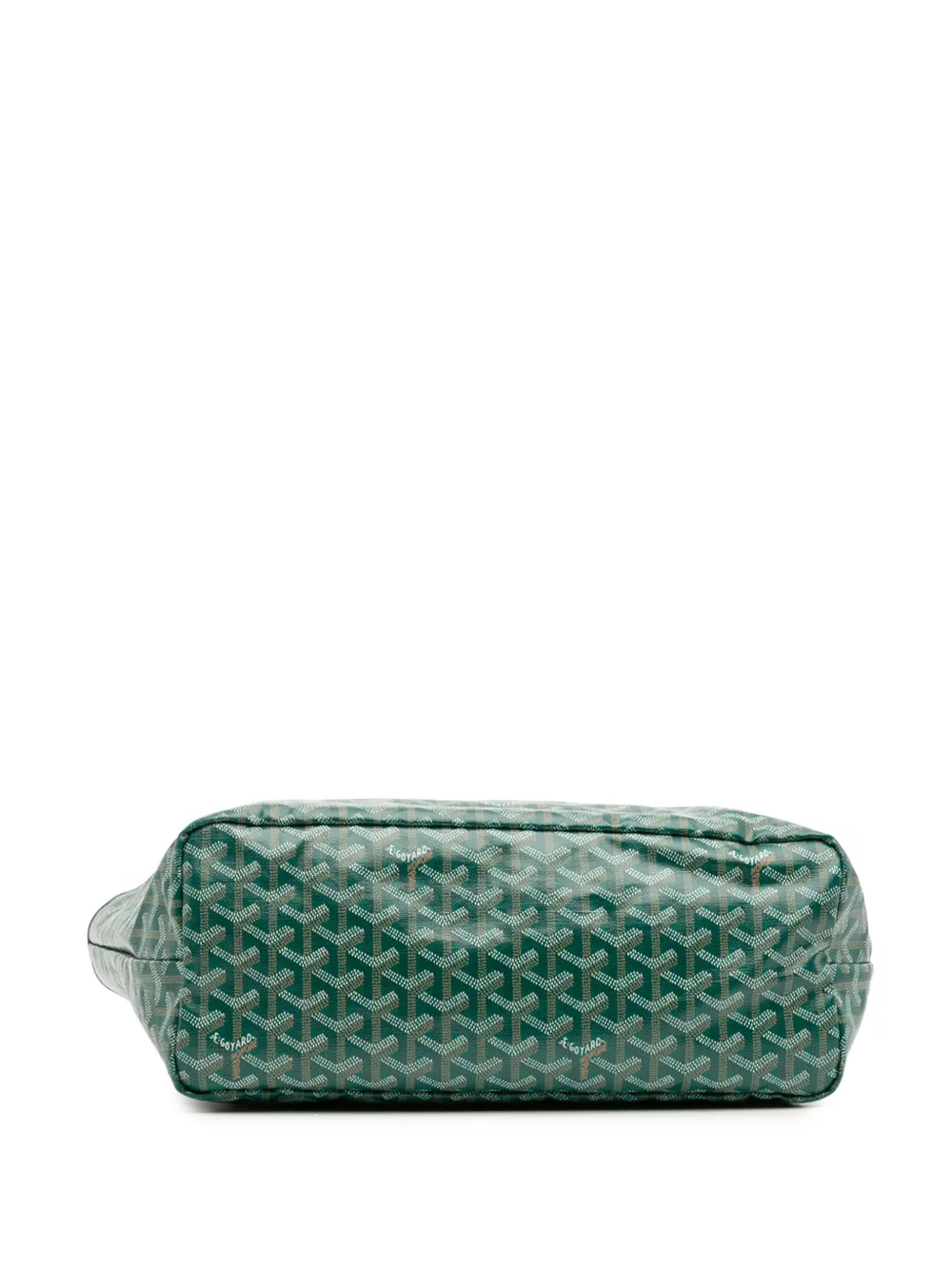 Pre-owned Goyard 2018 Ine Saint Louis Pm Tote Bag In Green