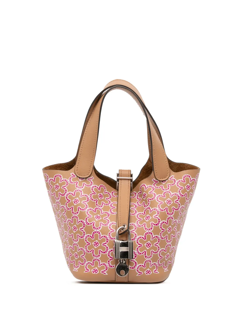 Hermès Pre-Owned 2022 Micro Swift Lucky Daisy Picotin Lock 14 handbag Hermès Pre-Owned 2022 Micro Swift Lucky Daisy Picotin Lock 14 handbag