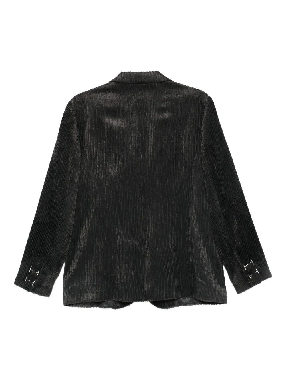 Alysi Velvet Single-breasted Jacket In Black