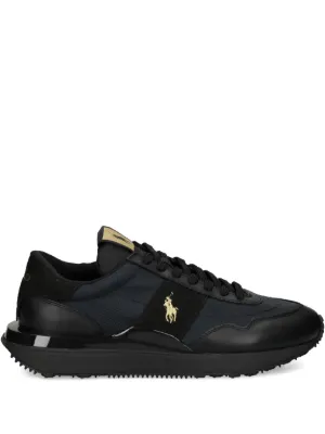 Polo Ralph Lauren Train 89 Sneakers | Black | FARFETCH