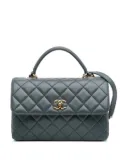 CHANEL Pre-Owned 2018-2019 Medium Lambskin Trendy CC Top Handle Bag satchel - Grey