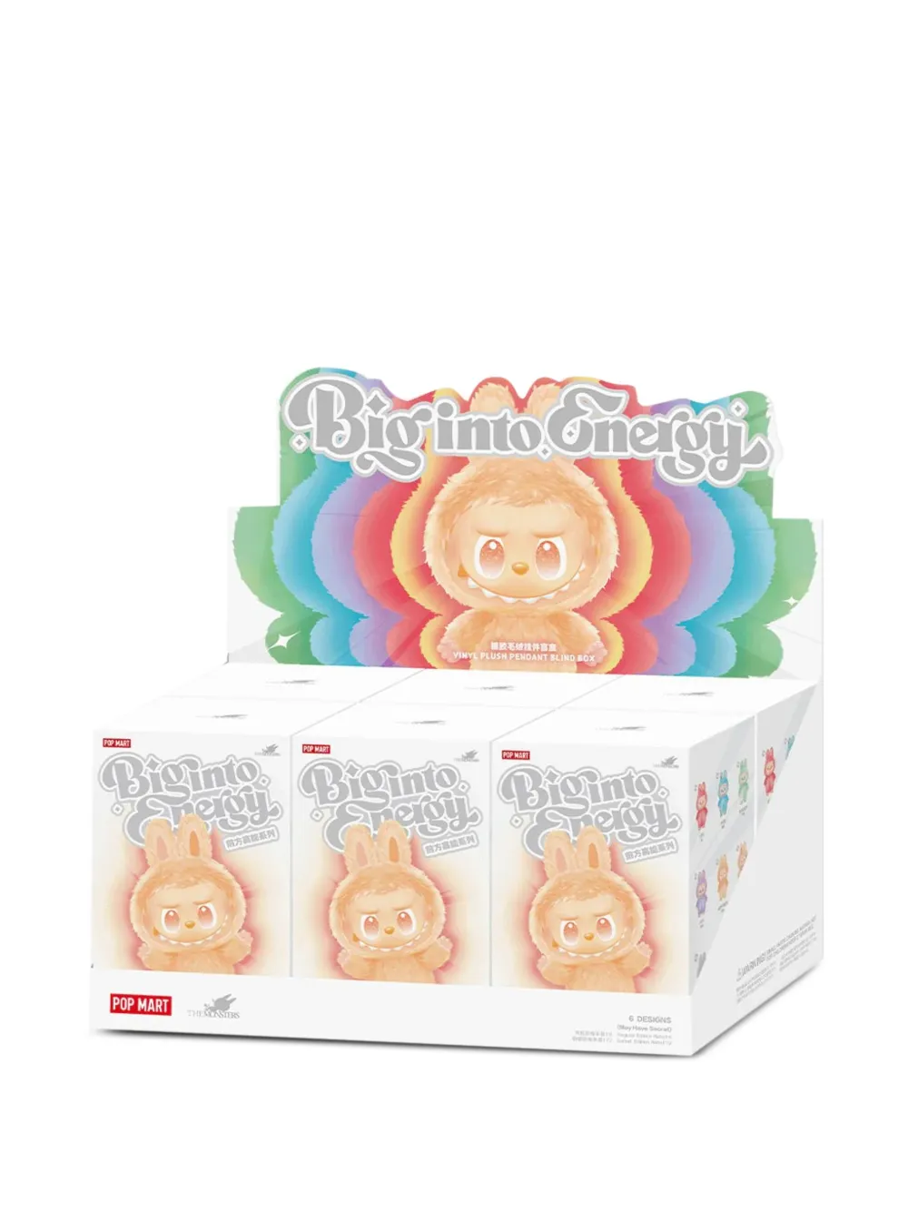 Labubu Big into Energy らぶぶ ペンダント POP MART THE MONSTERS Big into Energy シリーズ ラブブ- ぬいぐるみ