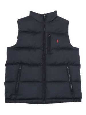POLO RALPH LAUREN KIDS キルティング ベスト | ブラック | FARFETCH JP