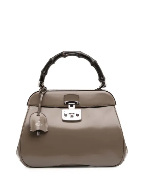 Gucci Pre-Owned 2016-2025 Medium Smooth Calfskin Bamboo Lady Lock handbag