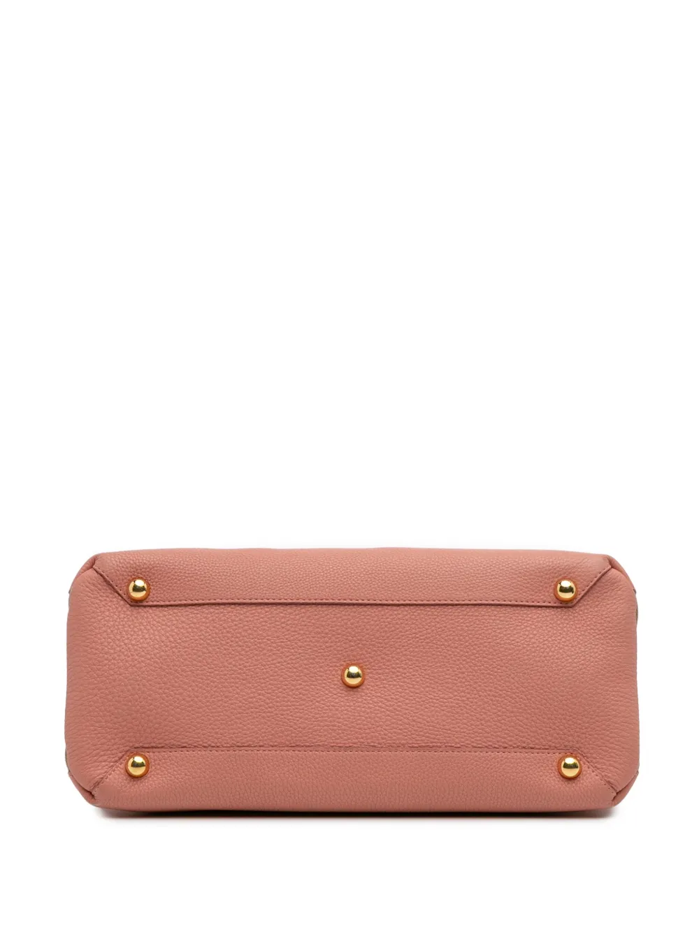 Pre-owned Burberry 2000-2017 Medium Leather And House Check Banner Satchel In Pink