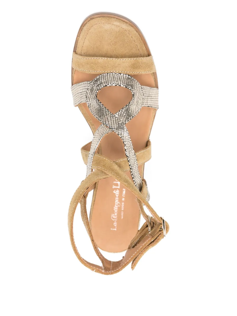 La Bottega Di Lisa Buckle-strap Sandals In Neutral