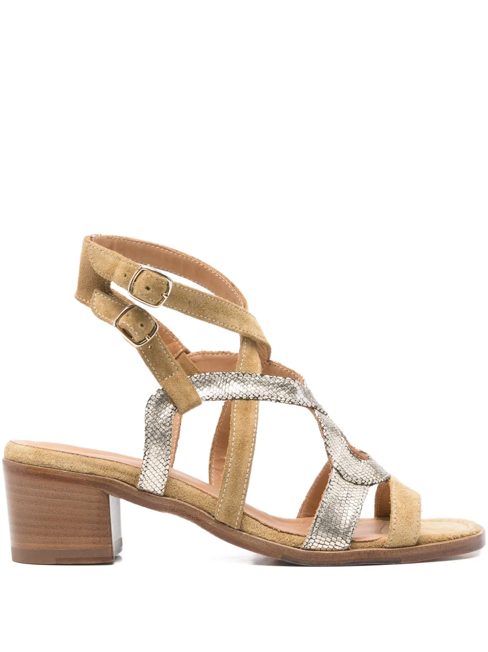 La Bottega Di Lisa Buckle-strap Sandals In Neutral
