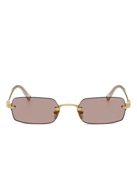 Miu Miu Eyewear lentes de sol con armazón rectangular