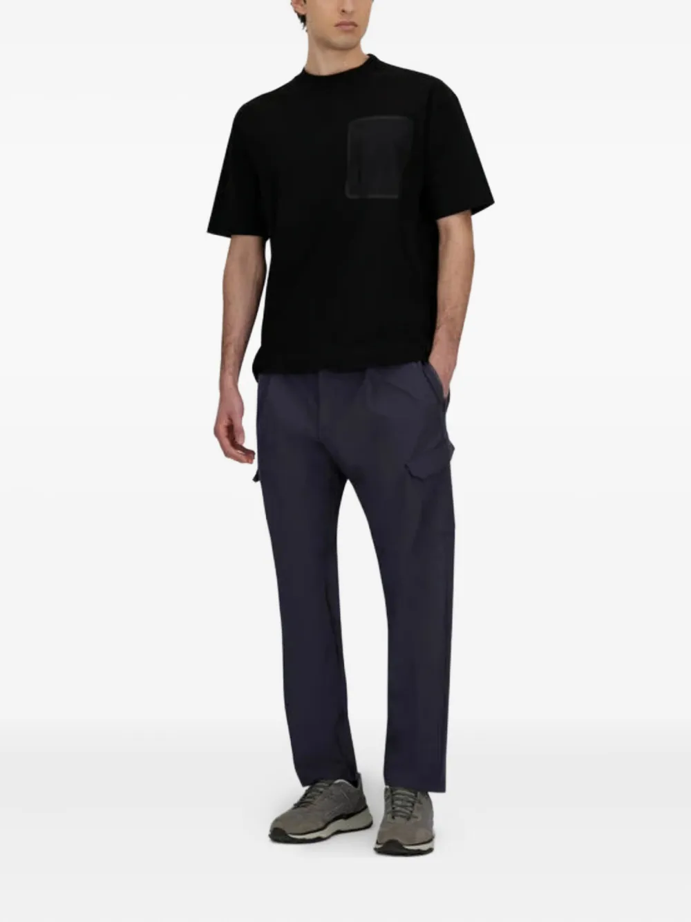 Herno pleated cargo trousers - Blauw
