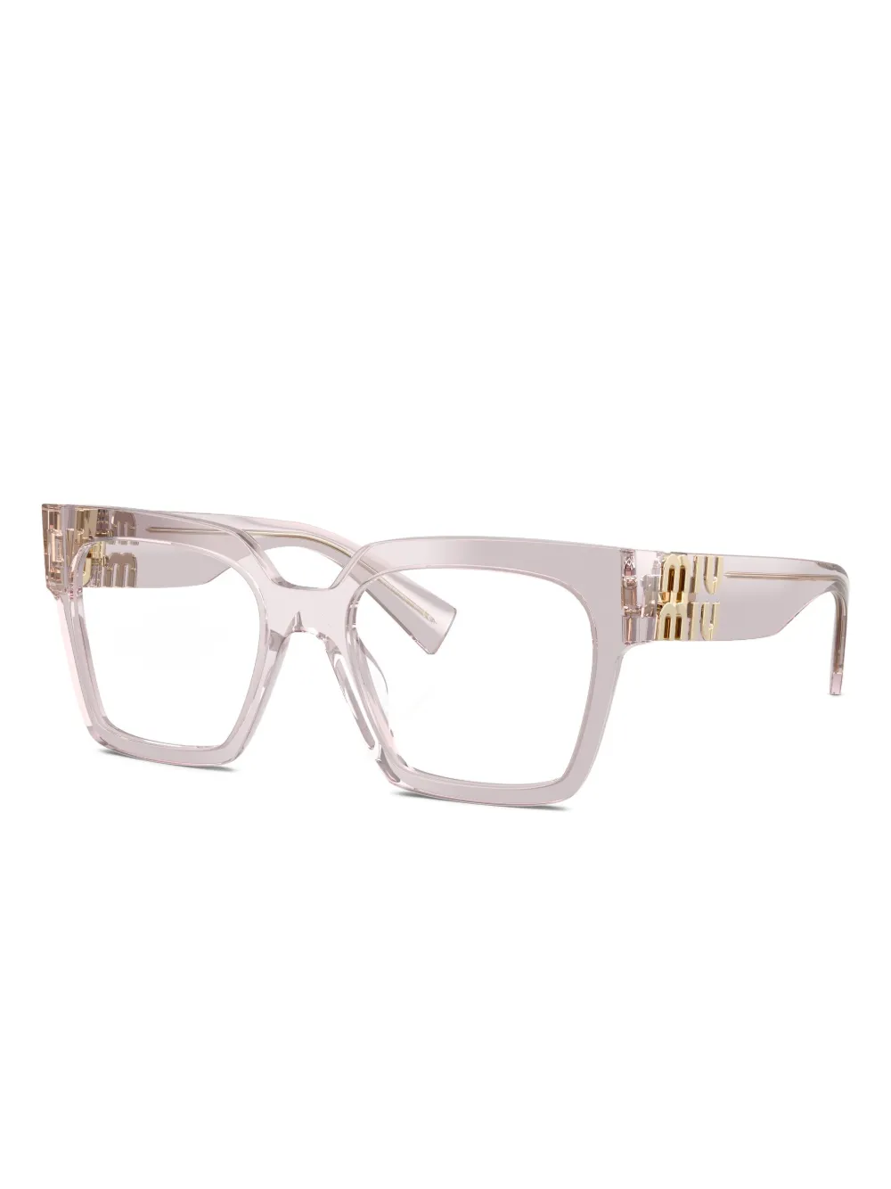 Miu Miu Eyewear lunettes de vue carrées à logo | Image 2