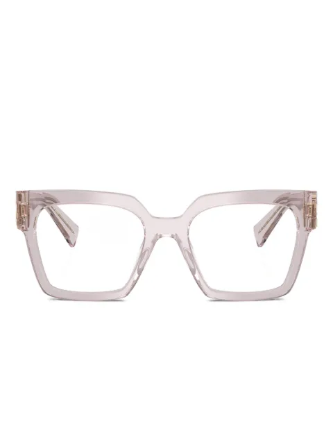 Miu Miu Eyewear square-frame logo-detail glasses