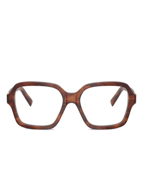 Miu Miu Eyewear geometric-frame glasses