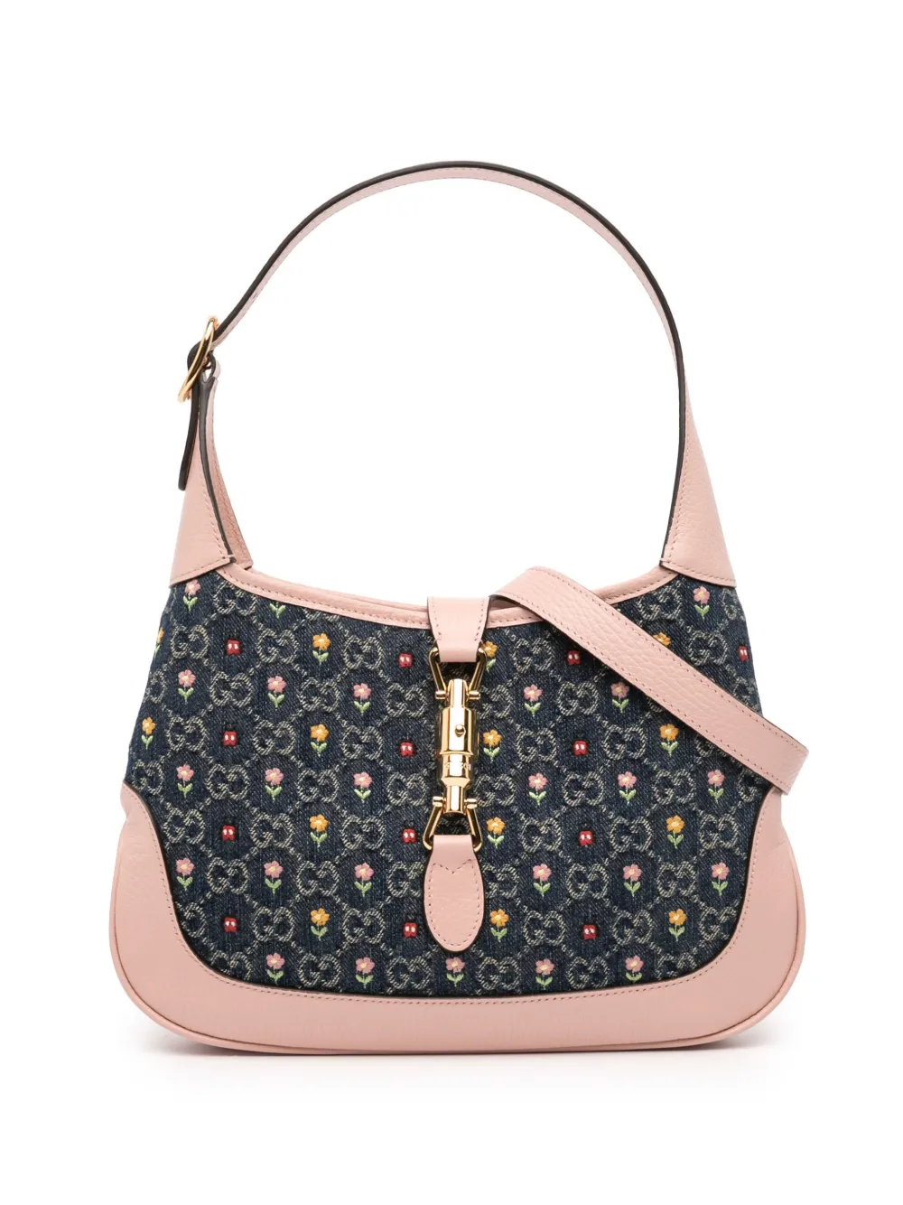 Gucci Pre-Owned 2016-2025 Limited Edition Small GG Denim Embroidered Gucci Pre-Owned 2016-2025 Limited Edition Small GG Denim Embroidered