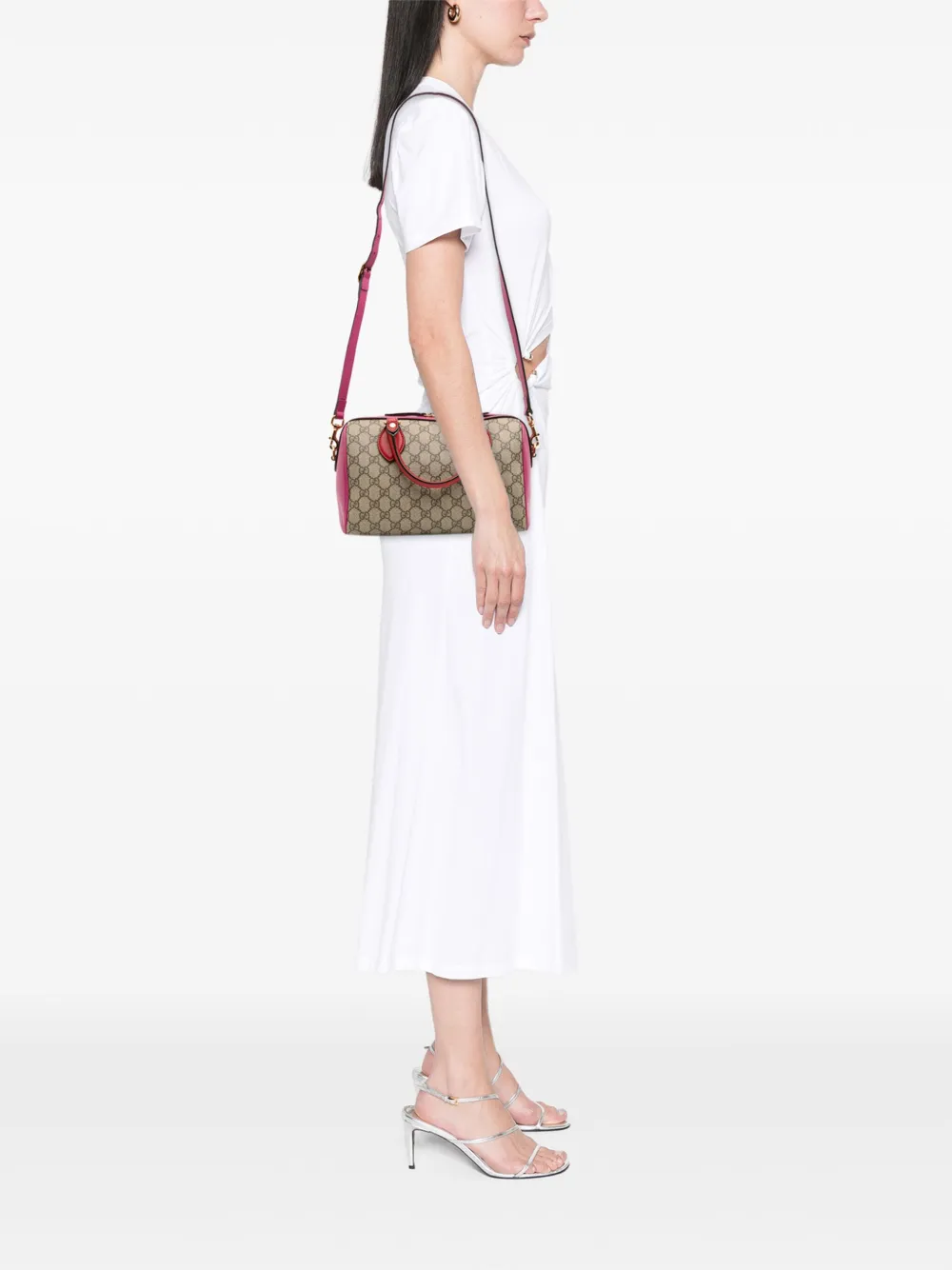 Gucci Pre-Owned 2016-2025 Small GG Supreme satchel | Pre-Owned | Image 2