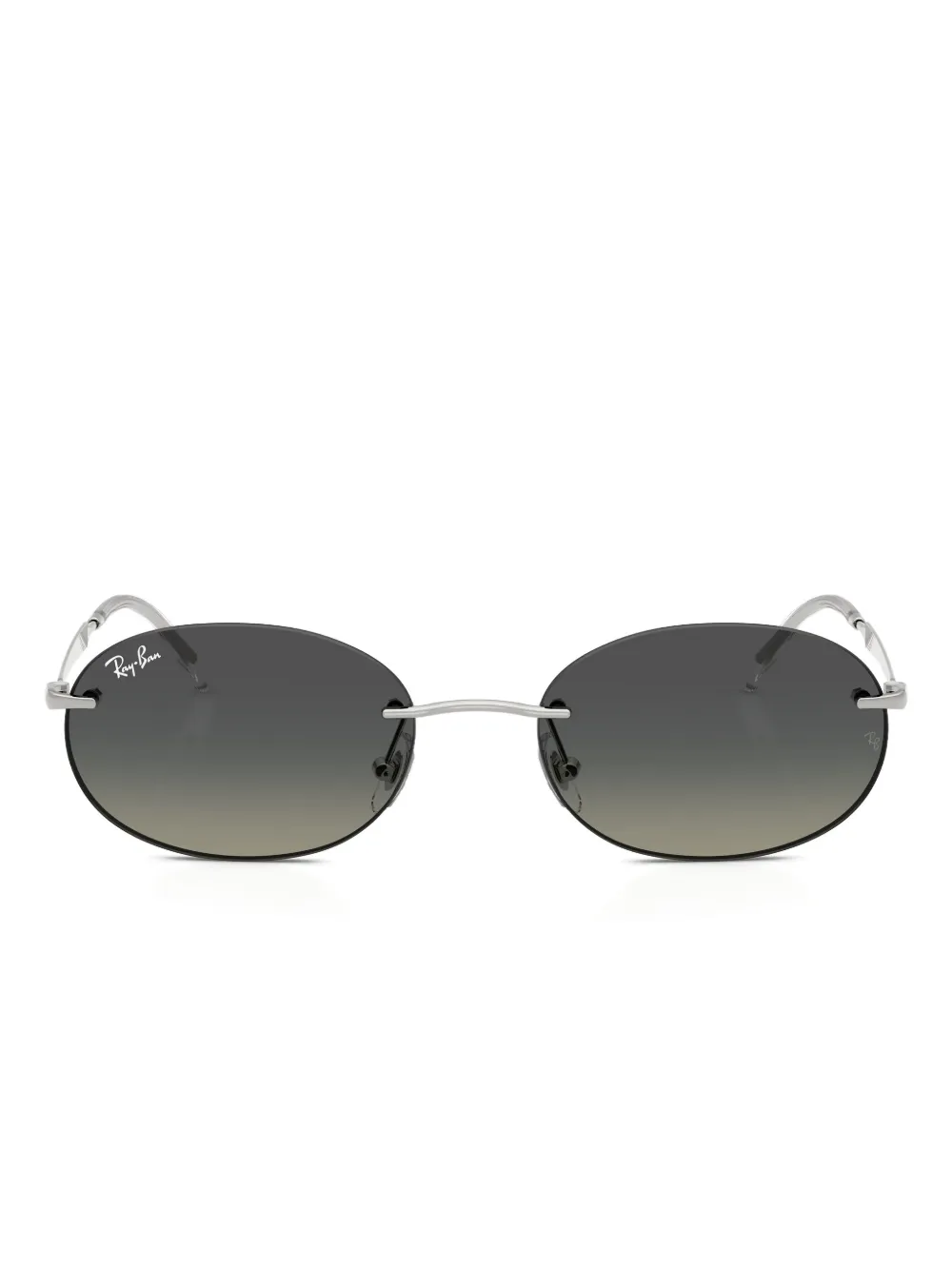 Ray-Ban round-frame sunglasses | Black | Image 1