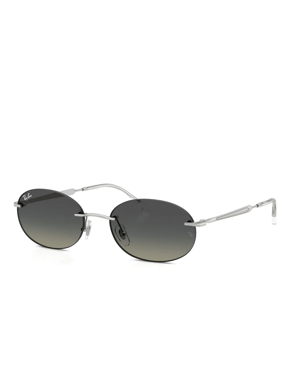 Ray-Ban round-frame sunglasses - Zwart