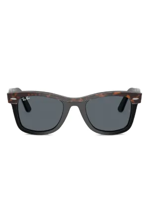 Ray-Ban ウェイファーラー オーバル サングラス | ブラウン | FARFETCH JP