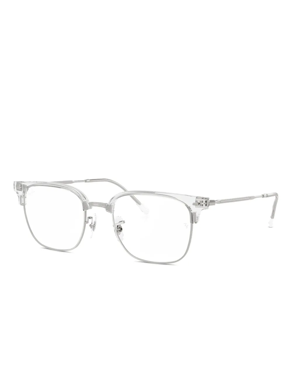 Ray Ban Metal-frame Glasses In Gray